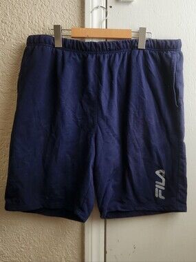 FILA  - Men's Navy Athletic Shorts
